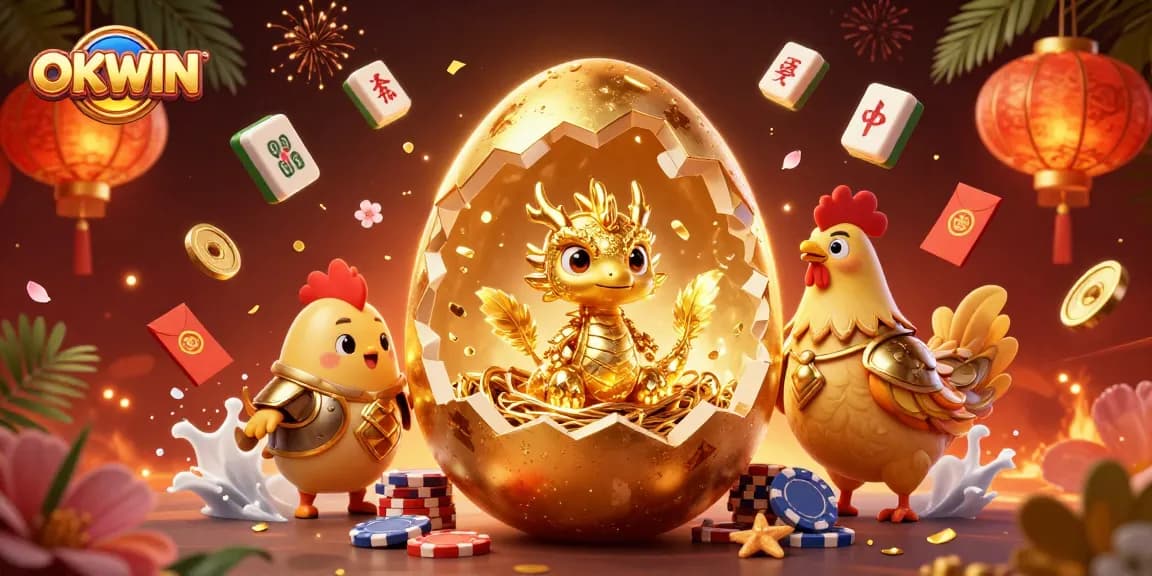 Join the fun at OKWIN with thrilling games and a treasure of gold!