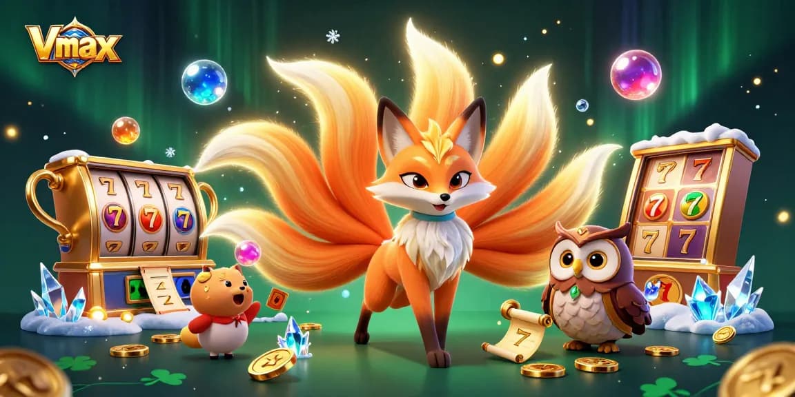 Experience thrilling wins with Vmax in a vibrant casino realm filled with lucky charms and games.