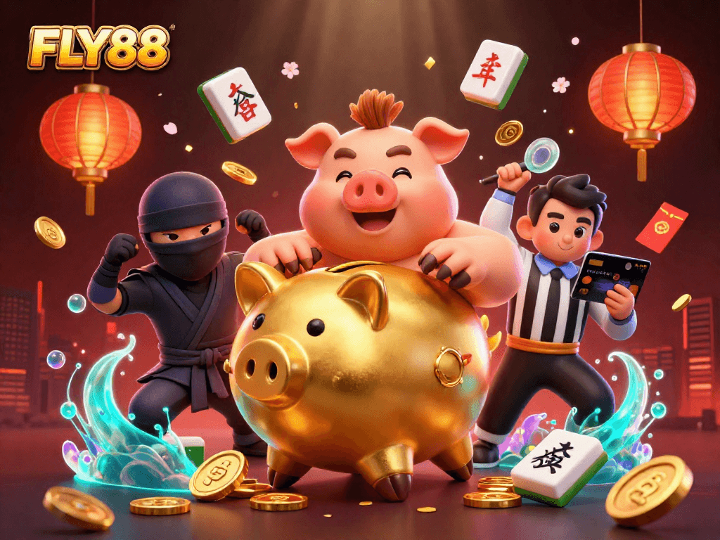 Experience thrilling gameplay at FLY88 with radiant themes and vibrant casino elements.