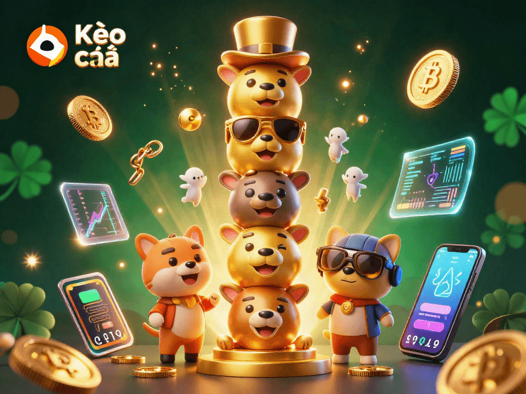 Engage with Kèo nhà cái through vibrant 3D casino scenes featuring crypto elements, enriching your gaming experience.