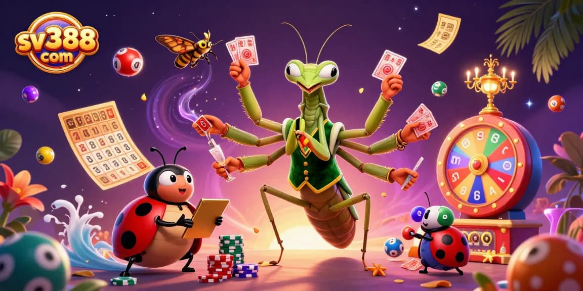 Experience winning strategies at sv388 com with a vibrant 3D casino scene showcasing dynamic gambling elements.