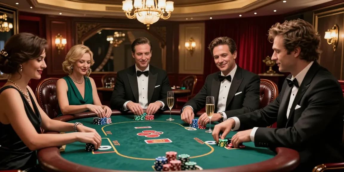 Experience the excitement of rokok88 with a stylish mafia-themed casino atmosphere.