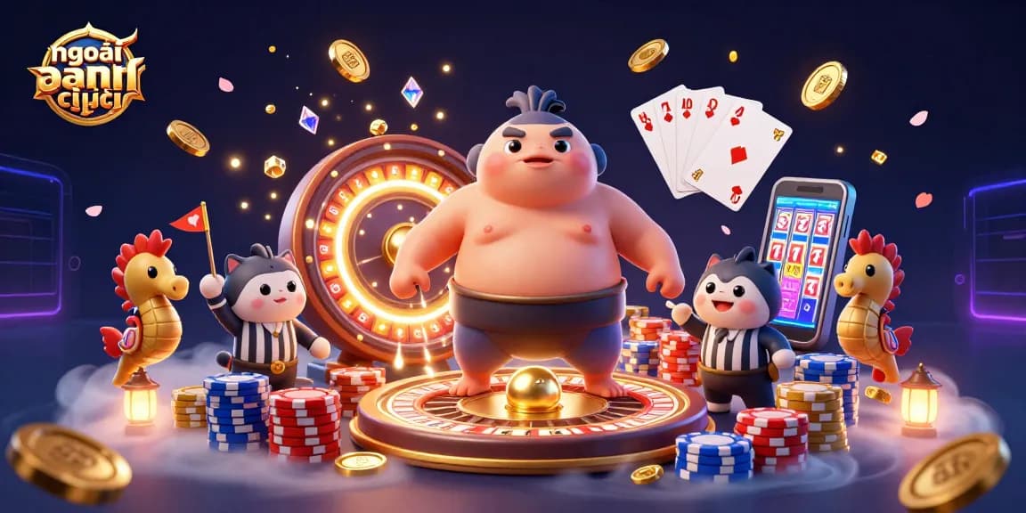 Experience ngoại hạng anh trực tiếp gaming thrills with dynamic characters and vibrant casino elements in 3D.