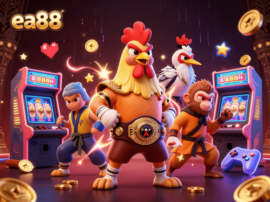 Experience thrilling winning moments at ea88 casino with dynamic characters and immersive game elements.