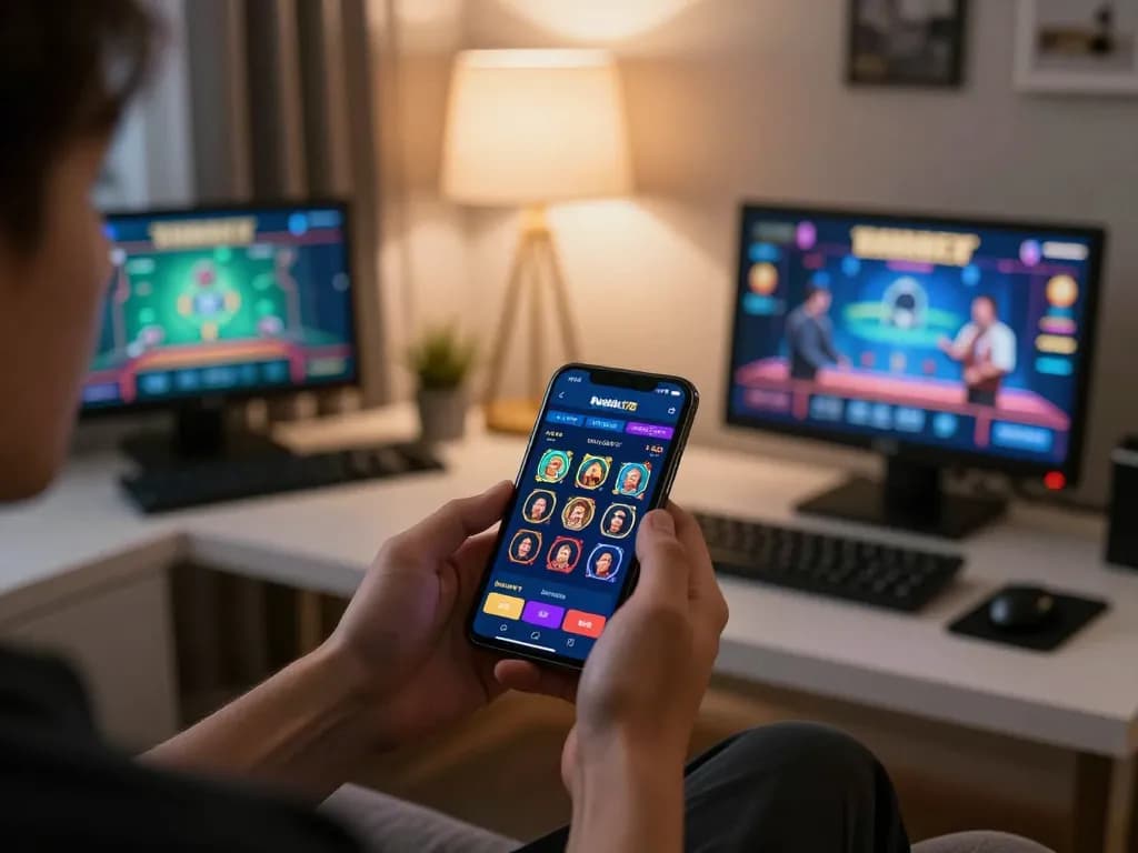 Engaging in strategic gameplay on badak178 mobile app while relaxing at home