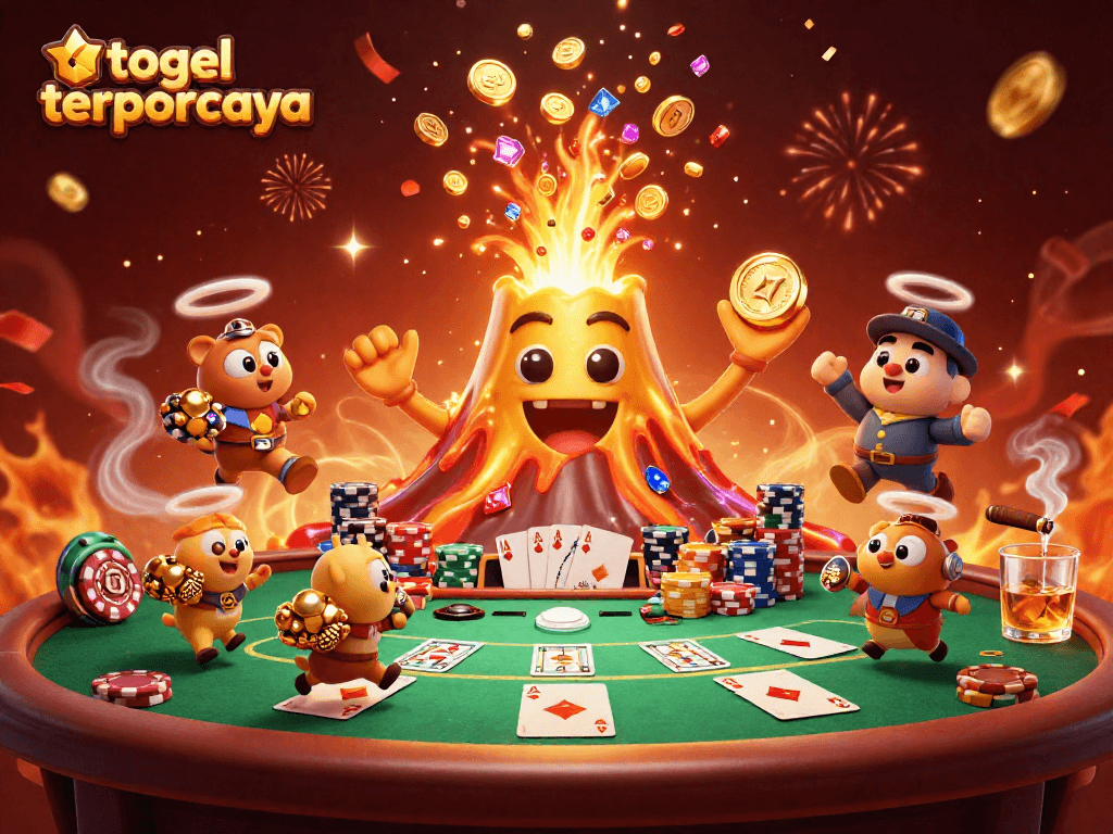 Win big at togel terpercaya with vibrant 3D slots erupting golden treasures and exciting casino elements.