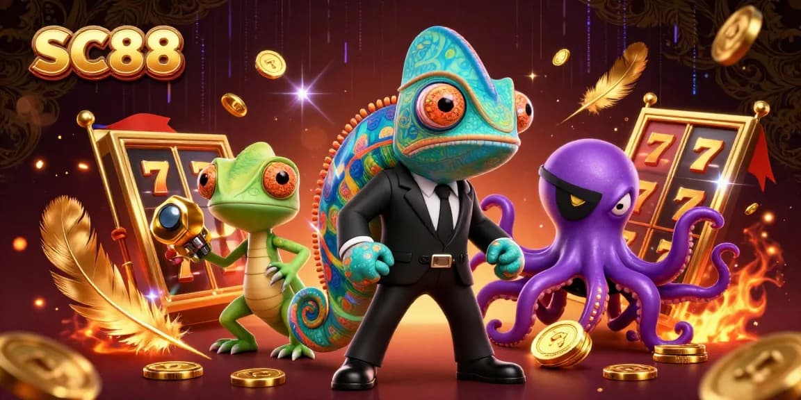 Experience thrilling gameplay at SC88 with captivating characters and vibrant slot elements.