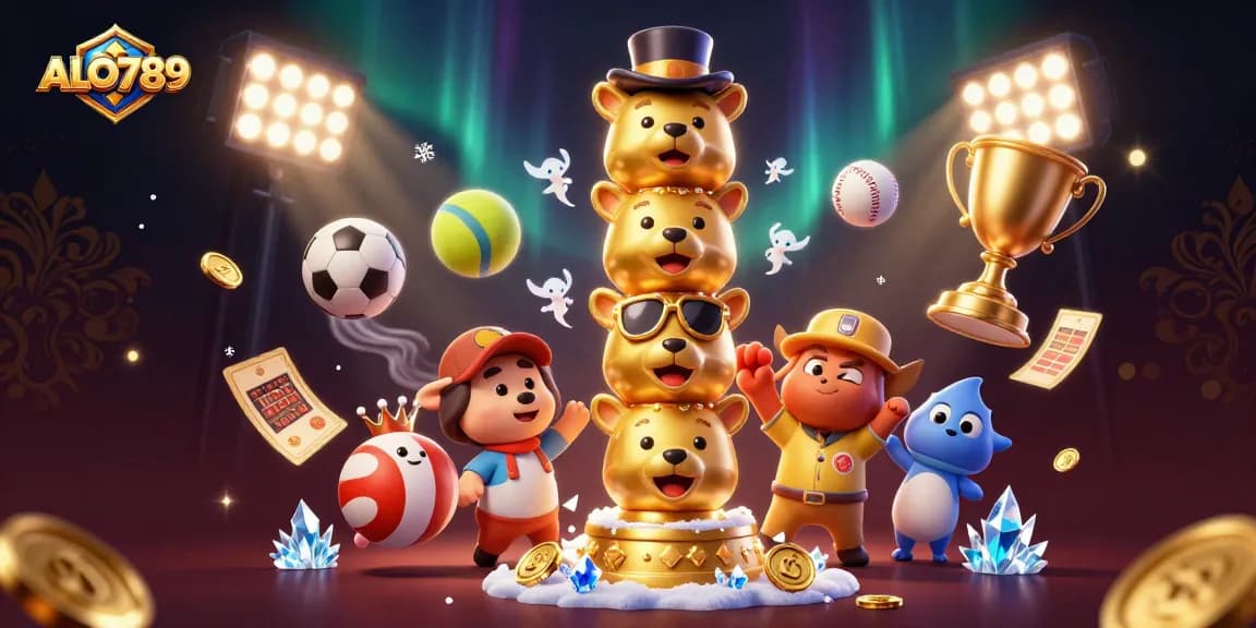 Experience breathtaking action with ALO789's dynamic sports betting and casino gameplay illustration.