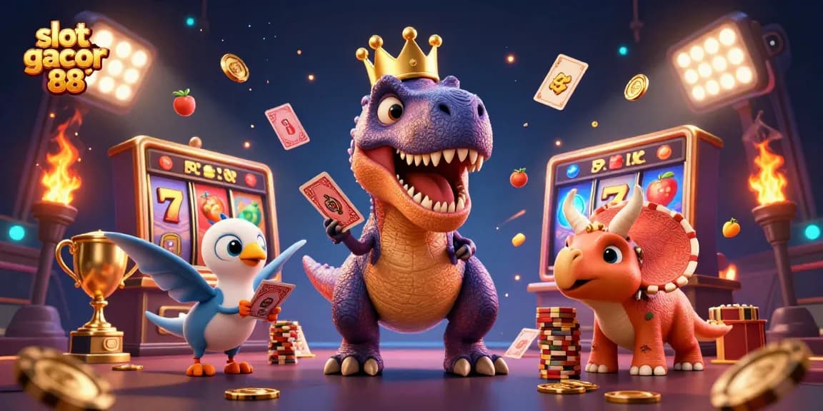 Experience the excitement of slot gacor 88 with vibrant characters and thrilling game elements.