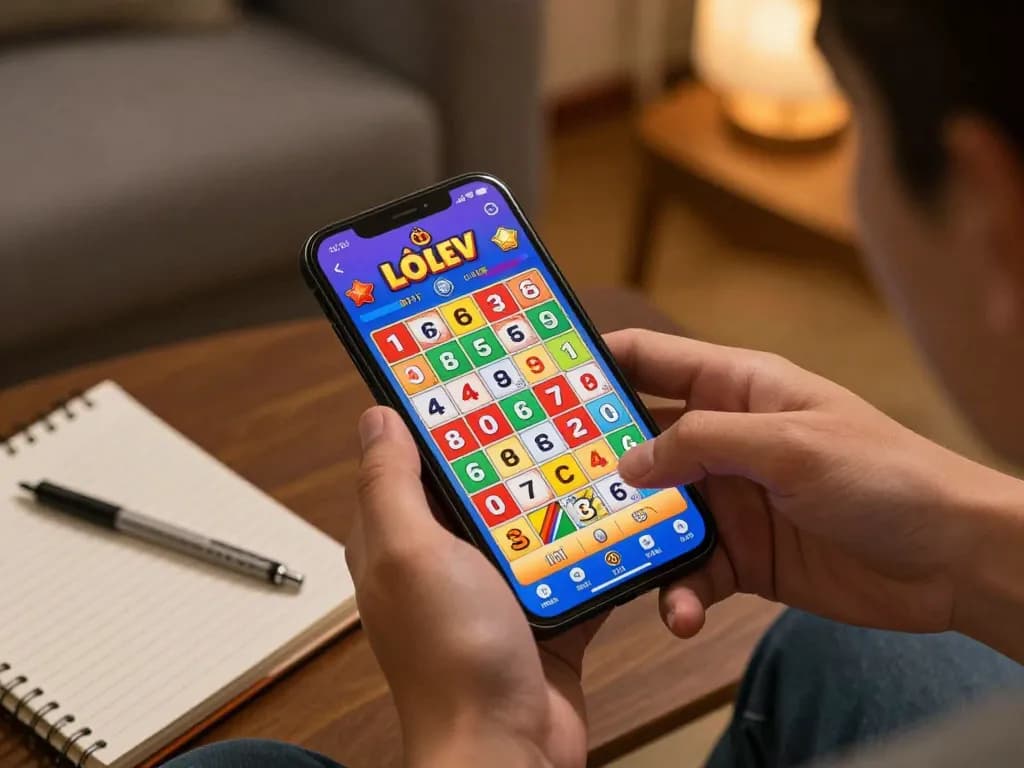 Betting on đánh đề online, showcasing player excitement and strategic setup in a cozy home environment.