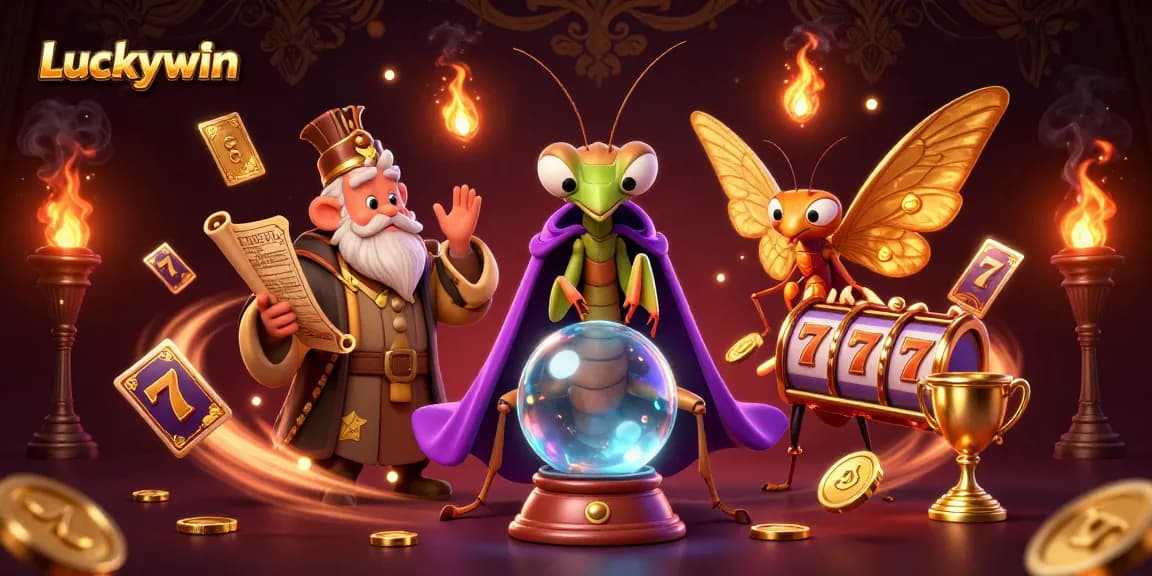 Experience thrilling gameplay at Luckywin with captivating characters and dynamic casino elements.