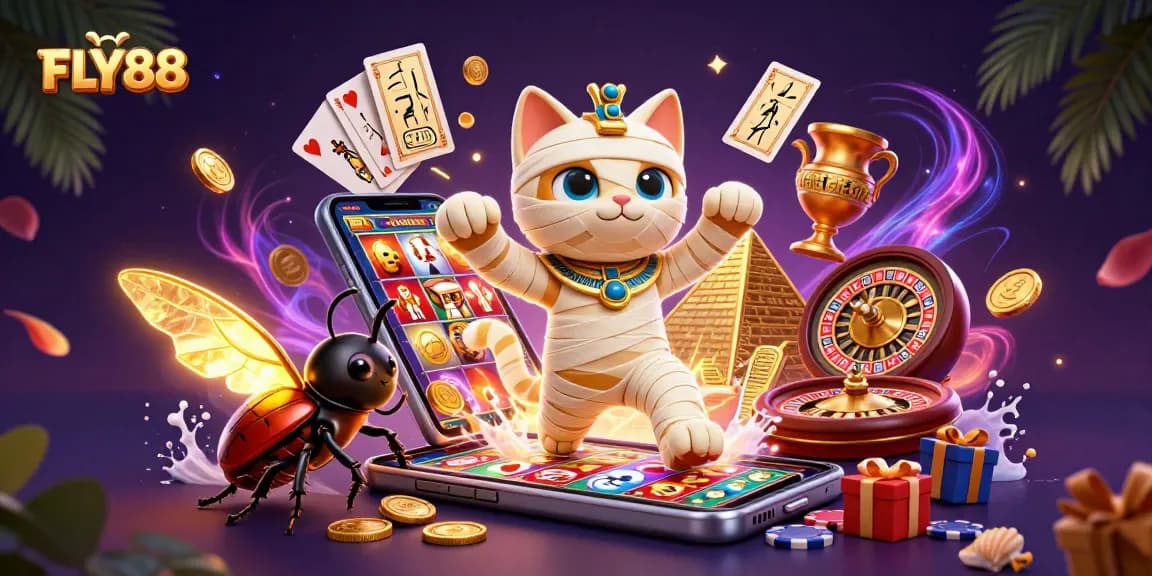 FLY88 offers thrilling casino gameplay with spinning slots and dynamic gaming elements.