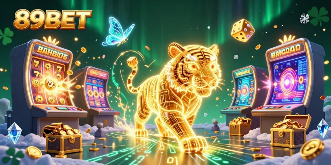 Play thrilling games at 89BET with vibrant casino elements and jackpot excitement.