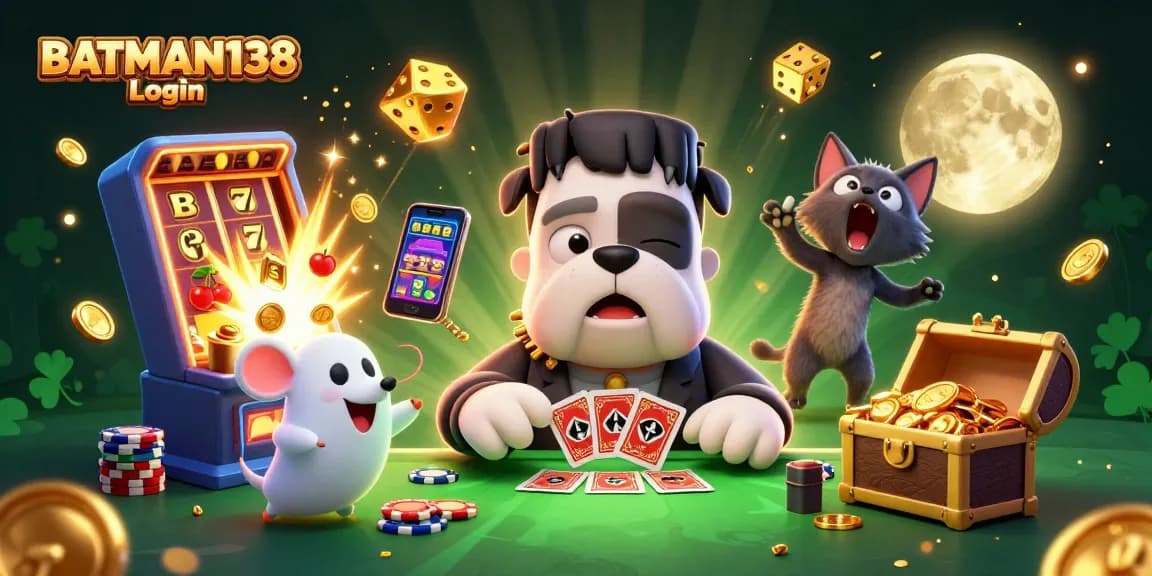 Engage with exciting casino action at BATMAN138 Login featuring monster dealers and jackpot games.