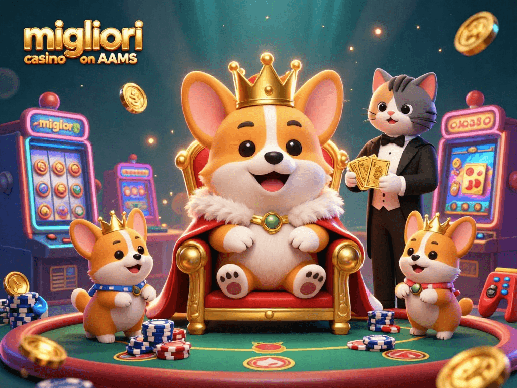 I migliori casino non AAMS brillano con corgi regali e slot scintillanti in un ambiente di gioco vivace.