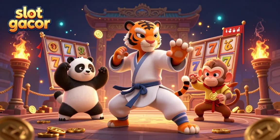 Engage with slot gacor gameplay featuring dynamic characters and rich casino elements.