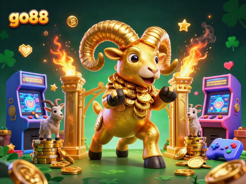 Join the go88 challenge with lively 3D characters amid a colorful casino backdrop for thrilling gameplay.