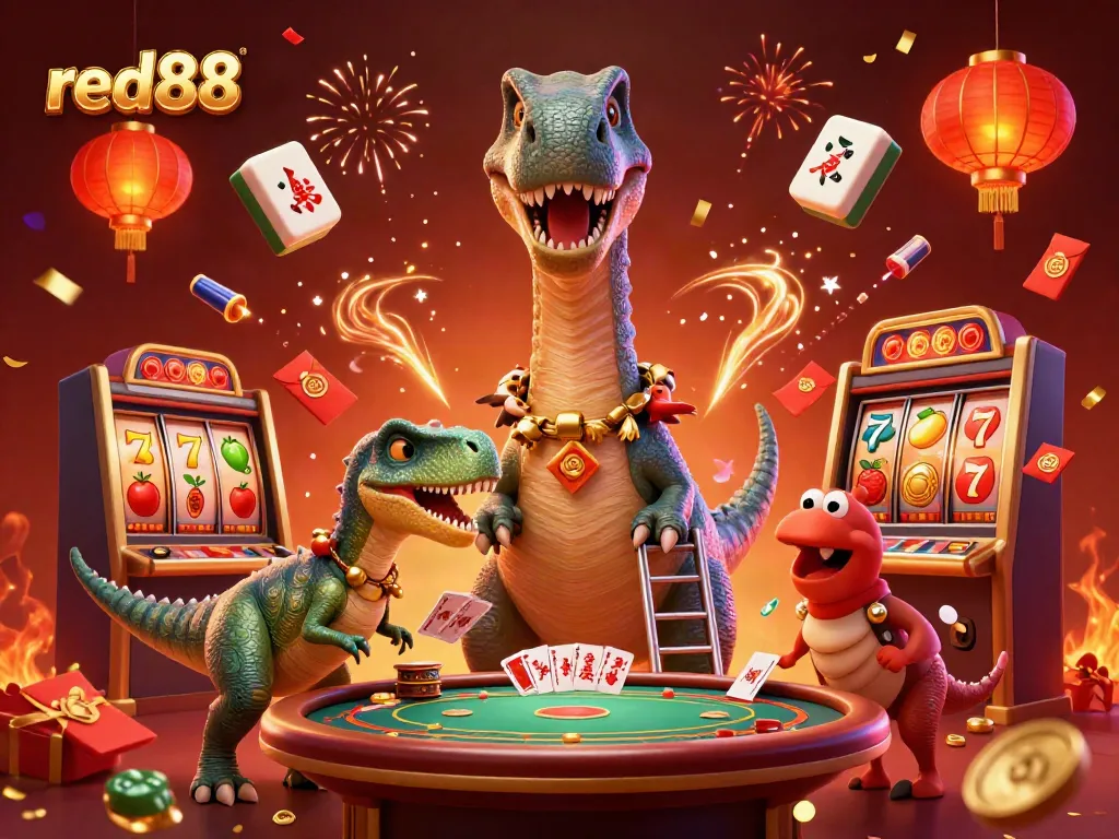 Players enjoy high-stakes action at red88 with vibrant slots and lively game elements.