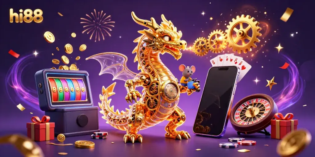 Trải nghiệm cá cược online tuyệt vời với hi88 qua hình ảnh 3D sống động.