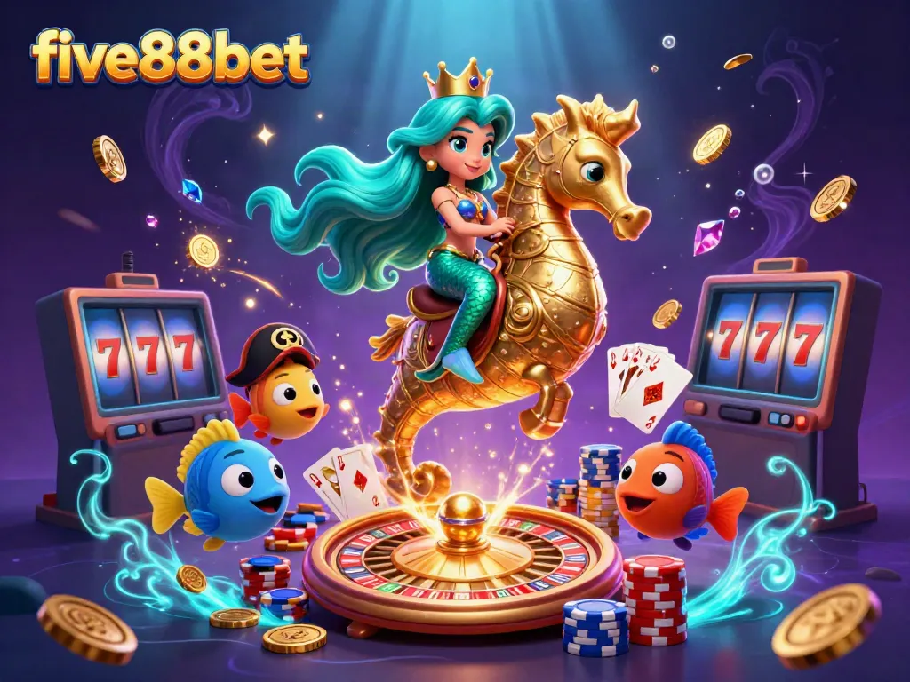 Experience big wins at five88bet with immersive casino adventures featuring mermaids and treasure!