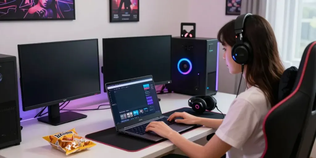 Pengguna menikmati platform hiburan online di https://Emon777.com dengan antarmuka yang ramah pengguna.