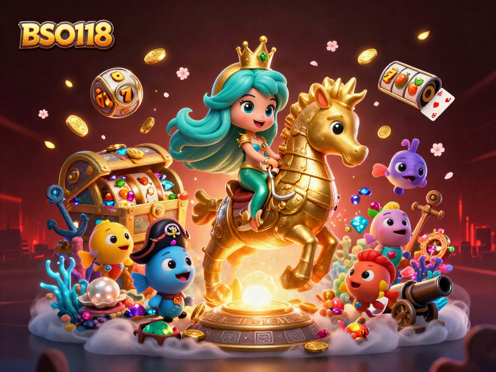 Engage with the thrilling BSO118 slot experience featuring vibrant mermaid visuals and dynamic gameplay elements.