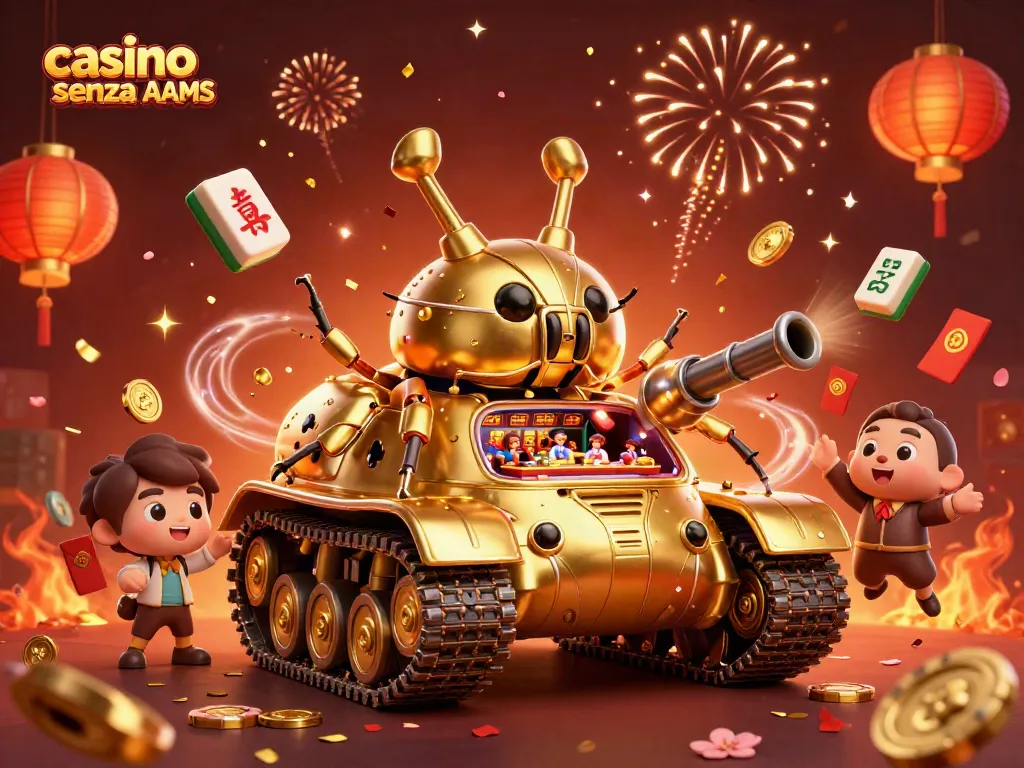 Giocando su un casino senza AAMS, il carro armato d'oro svela un menu scintillante di giochi e sorprese!