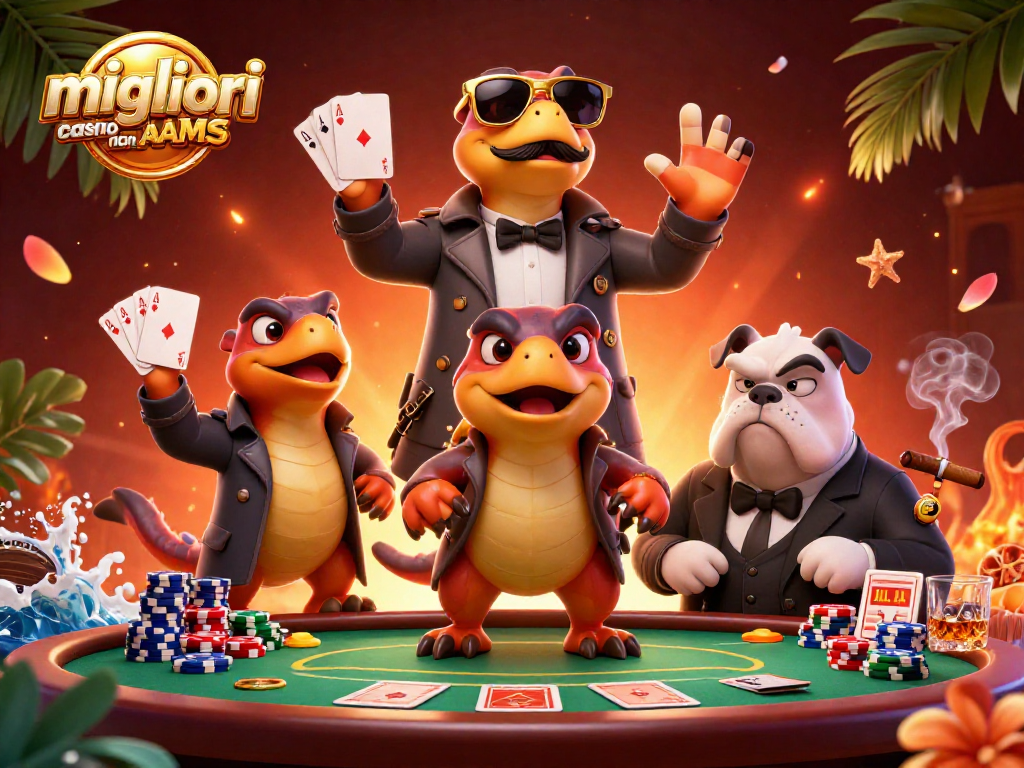 Scopri i migliori casino non AAMS con tre rapaci che tentano di entrare in una lounge VIP.