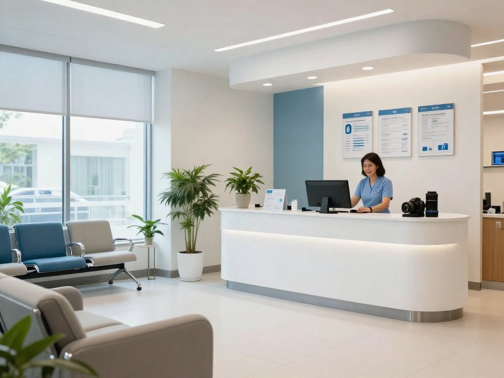 Psychoactive assessment in a modern healthcare setting featuring patient care by expert providers.