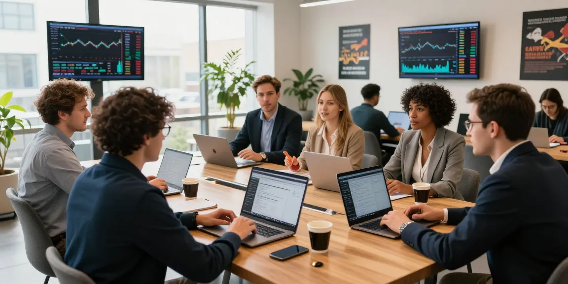 Networking professionals discussing XPAY33 strategies in a modern workspace