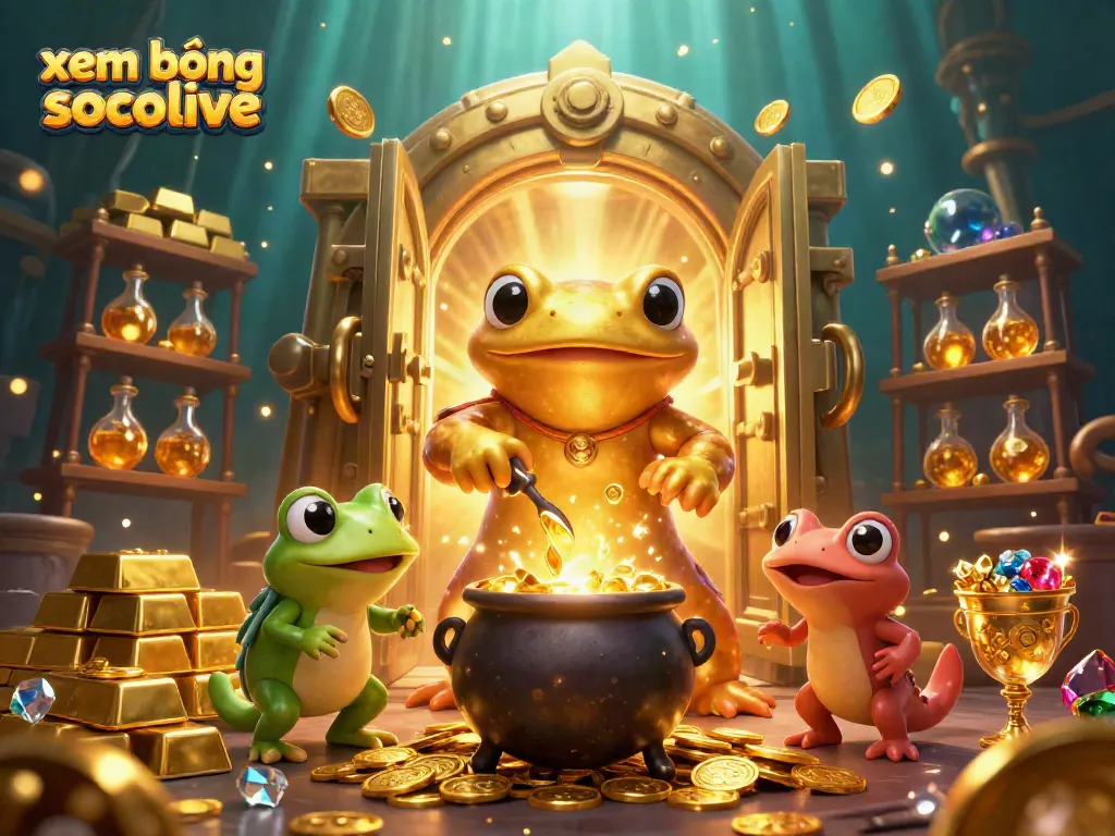 Engage with xem bóng socolive's exciting online experiences, featuring 3D cartoon alchemists and treasures!