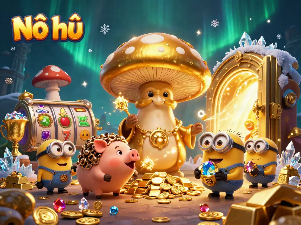 Experience the thrill of Nổ hũ as magical characters unveil treasures and jackpots