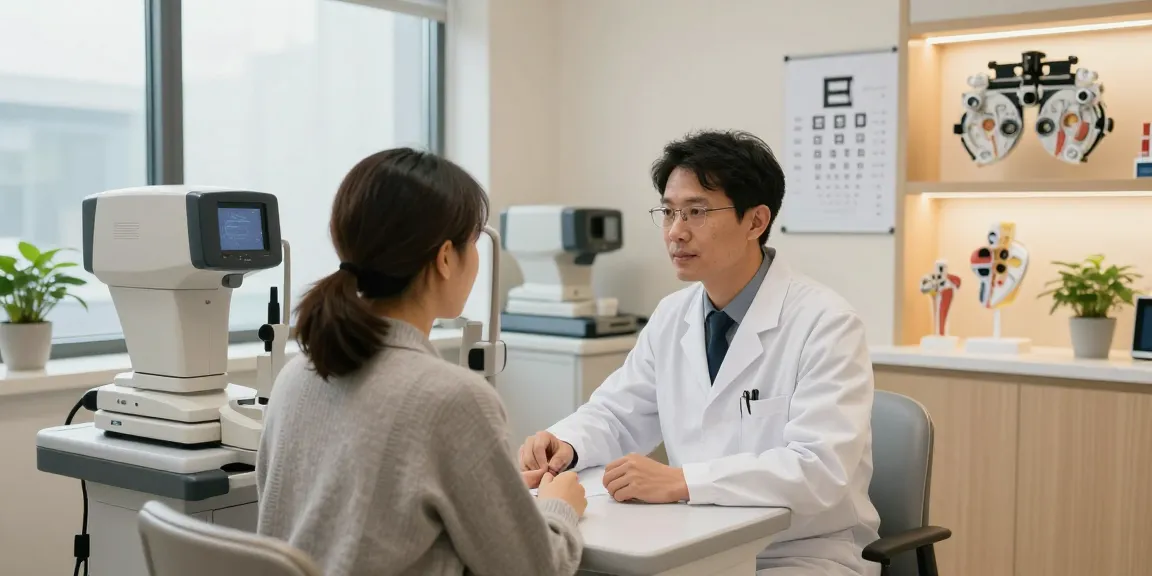 Consultation at SNU Eye Clinic focusing on personalized vision correction through advanced tests and surgeries, snuseoulglobal.com/id.