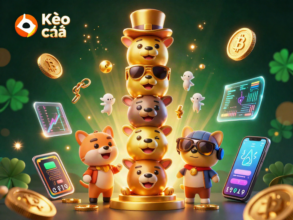 Engage with Kèo nhà cái through vibrant 3D casino scenes featuring crypto elements, enriching your gaming experience.