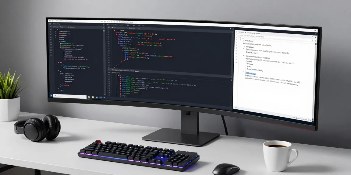 Gi8ee software development workspace featuring advanced coding tools and collaborative atmosphere.