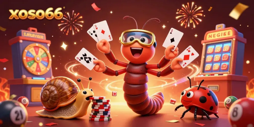 Engage with xoso66's thrilling lottery scenes featuring unique characters and festive elements.