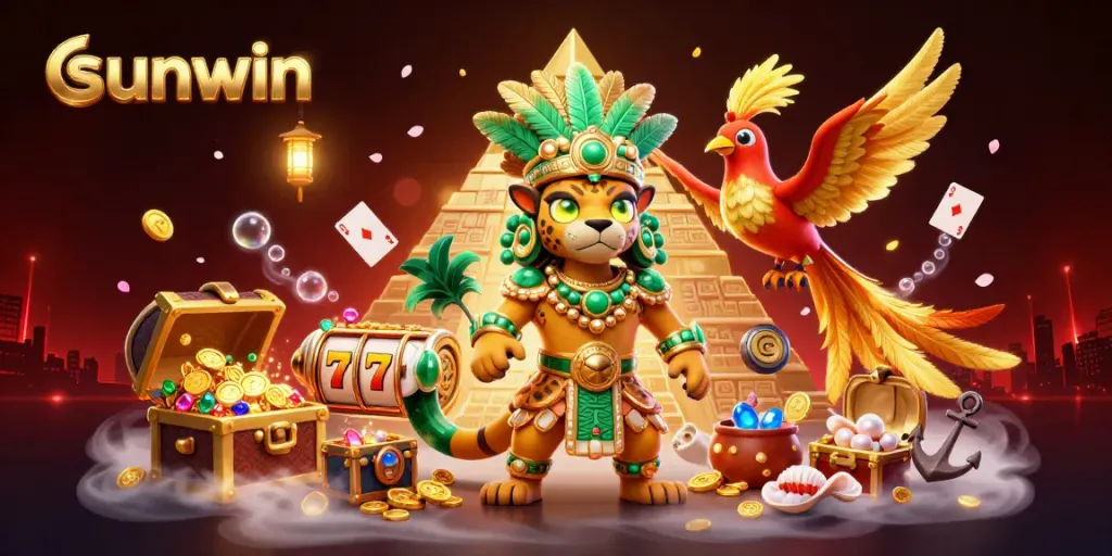 Experience thrill as sunwin brings together casino adventure with vibrant Mayan characters in a richly detailed setting.