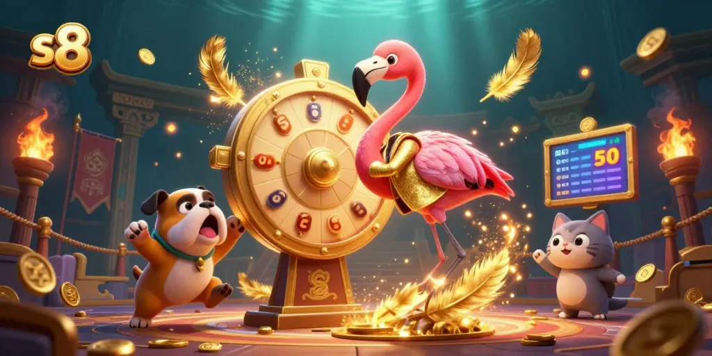 Participate in exciting s8 gaming adventures with thrilling prizes from the colorful game show!