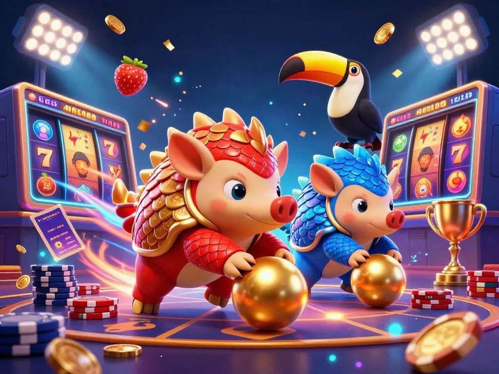 Engage in winning strategies with EX88 in an ultra-detailed casino showdown featuring dynamic pangolin competitors.