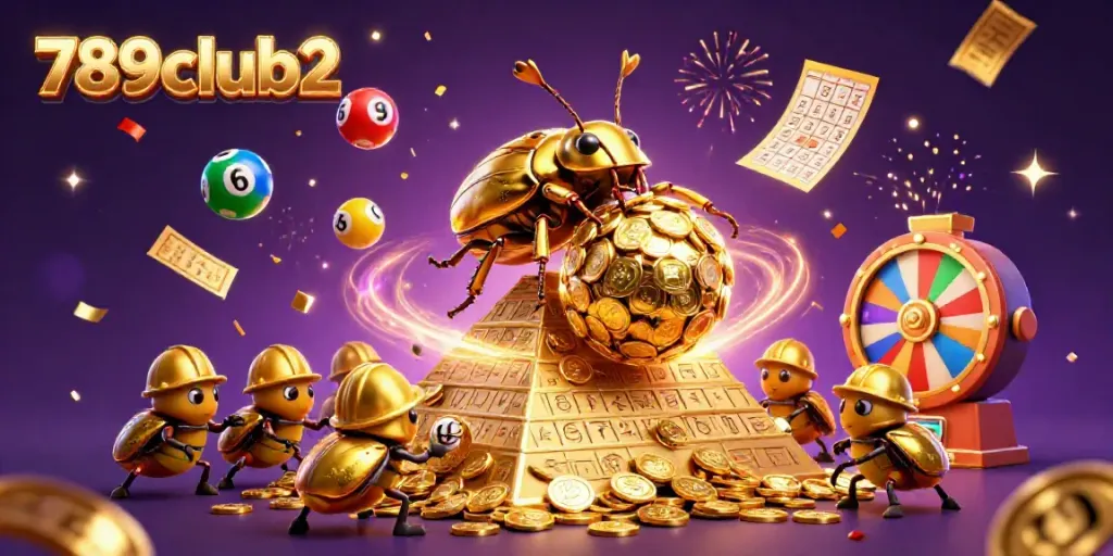Engage in thrilling games at 789club2 with golden coins and colorful lottery balls