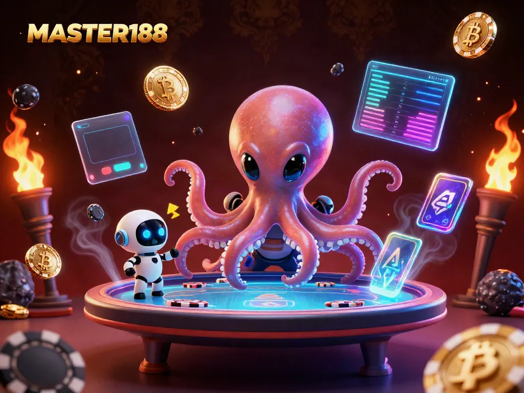 Engage with thrilling gaming at MASTER188, featuring colorful alien themes and dynamic poker action.