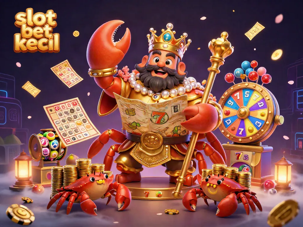 Slot bet kecil dan permainan menarik lainnya di ilustrasi kasino 3D yang memukau.