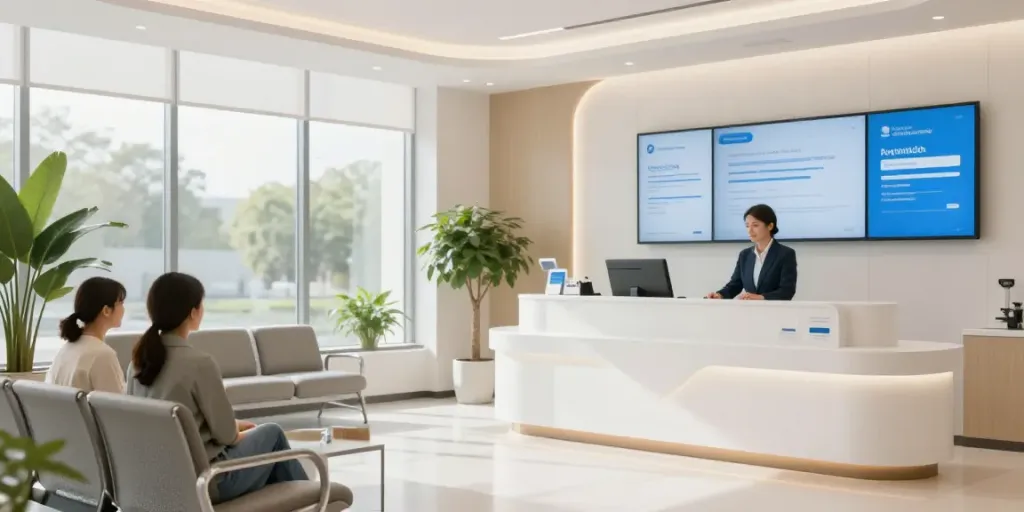 Explore the innovative peptide marketplace, view peptideswap here in a modern healthcare clinic setting.