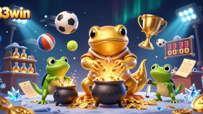 Engage in thrilling betting experiences with 33win's dynamic golden salamander alchemist and sports elements.