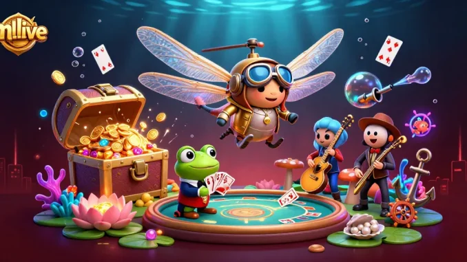 Experience dynamic gameplay with mmlive, featuring engaging live casino elements and vibrant graphics.