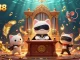 Experience the thrilling atmosphere of net88 with a phantom cat at a casino organ.