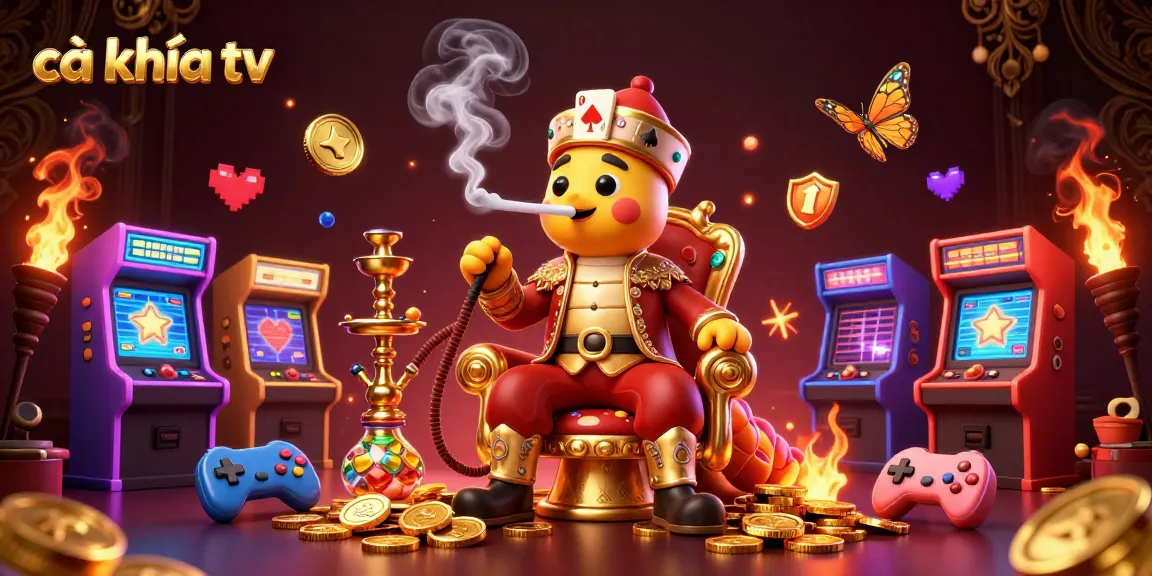 Experience exciting gameplay with cà khịa tv in an ultra-detailed 3D illustration featuring vibrant casino elements.
