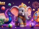 Spin and win with qs88zz's vibrant 3D casino scene featuring lottery elements and festive characters.