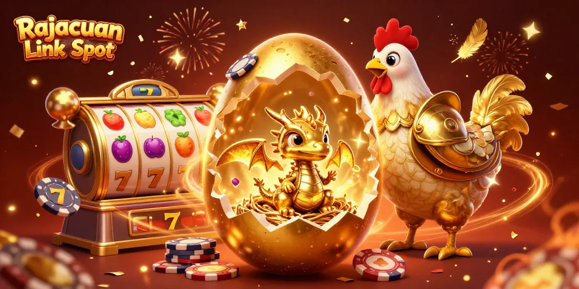 Rasakan pengalaman terbaik bermain Rajacuan Link Slot secara interaktif dengan desain mewah dan warna cerah.