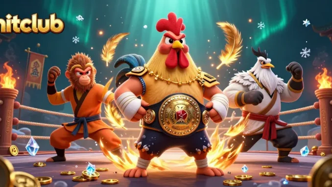 Engage with hitclub's gaming adventure featuring vibrant characters and dynamic casino elements.